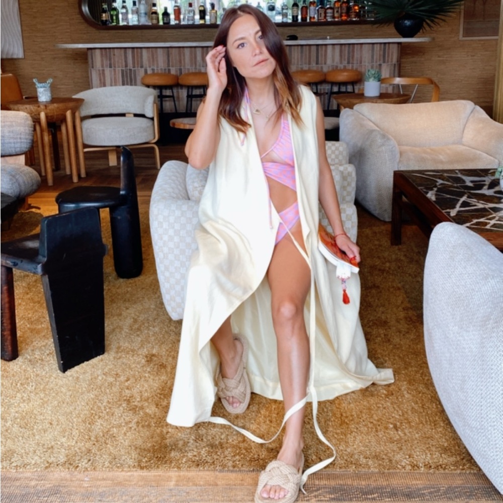 Jessica Howard Yellow Maxi Wrap Dress